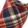 Dog bandana in tartan colours