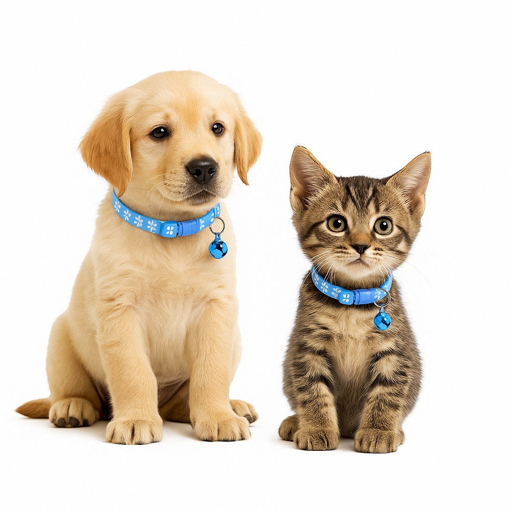 small collar blue for pups and kittens