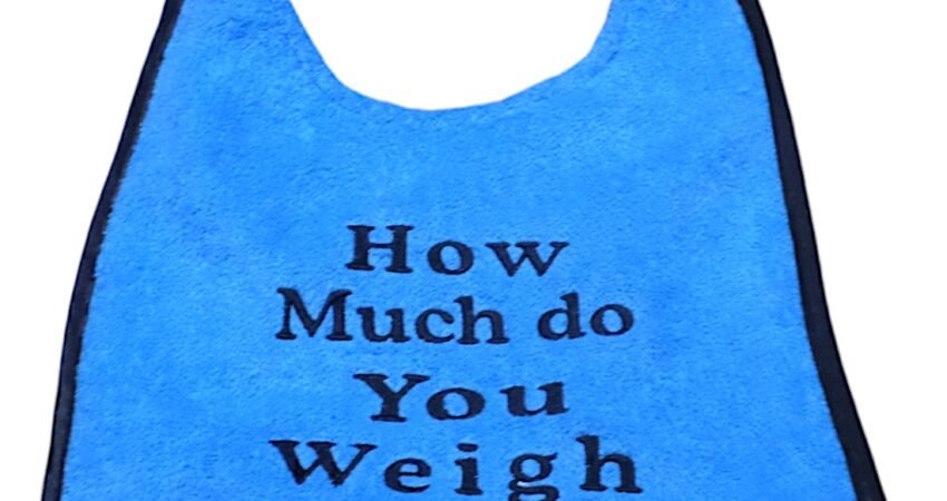 how much do you weigh dog bib