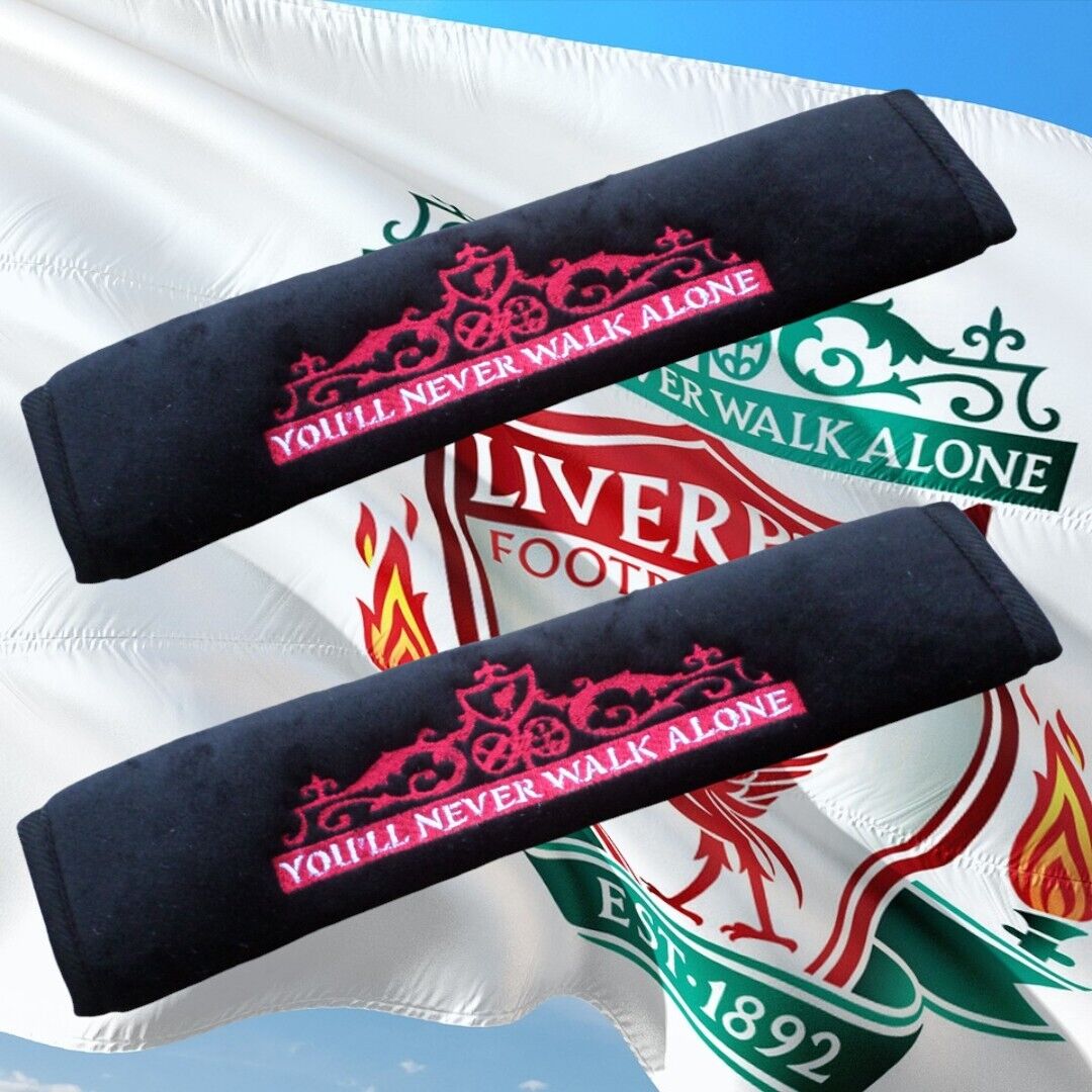 Personalized football seatbelt covers - Liverpool