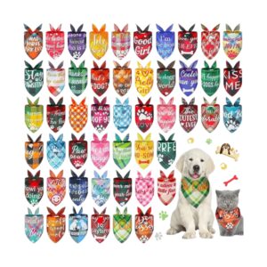 Dog bandana with printed messages