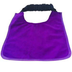 microfibre dog bib purple