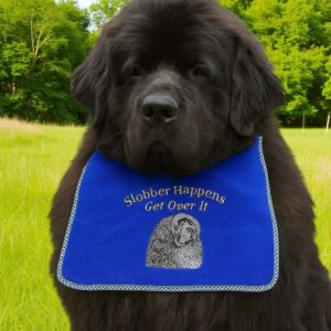 Luxury Newfoundland dog bib