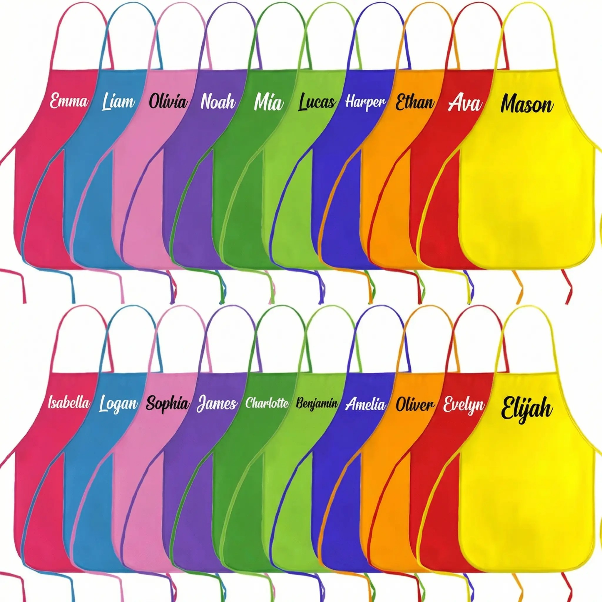 kids apron colours